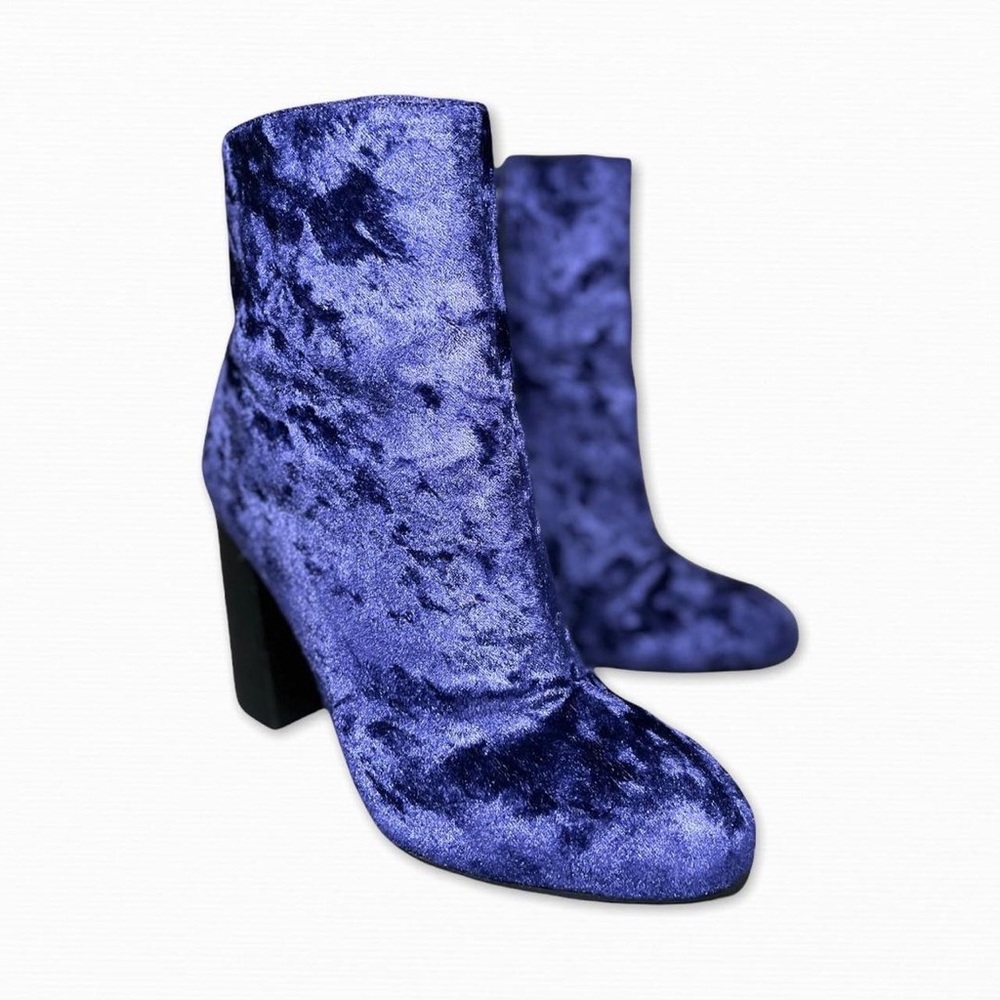REBECCA MINKOFF #VELVET #ANKLEBOOTS IN COLOR #BLUE